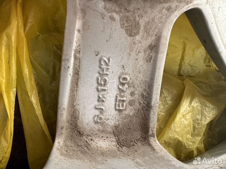 Диск литой r15 6J ET40 volkswagen