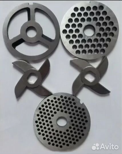Набор решеток и ножей мясорубки мим-600 без бурта