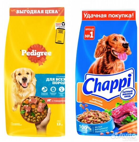 Корм для собак pedigree