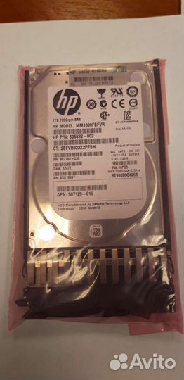 HP 300 гб eg0300fbdsp HP 1 тб mm1000fbfvr