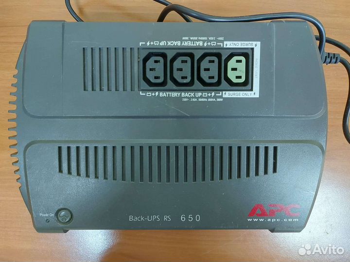 Ибп APC Back-UPS RS 650