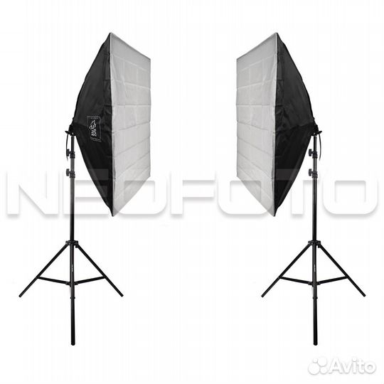 Комплект софтбоксов со стойками (без ламп) Grifon