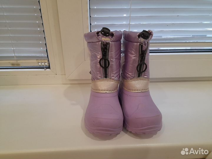 Сноубутсы для девочек, р 23-24