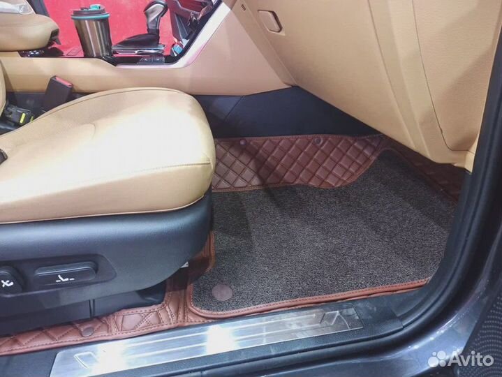 Автомобильные коврики из экокожи