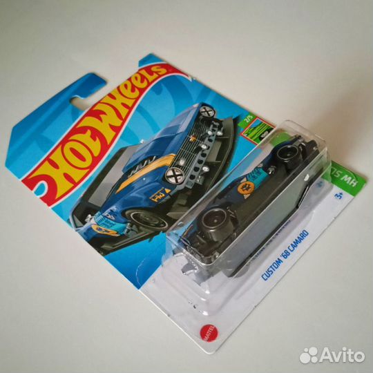 Hot Wheels Custom '68 Camaro редкий длинная карта