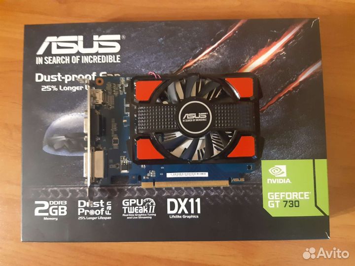 Видеокарта GeForce gt730 2gb