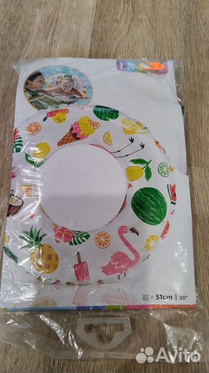 Круг для купания и нарукавники