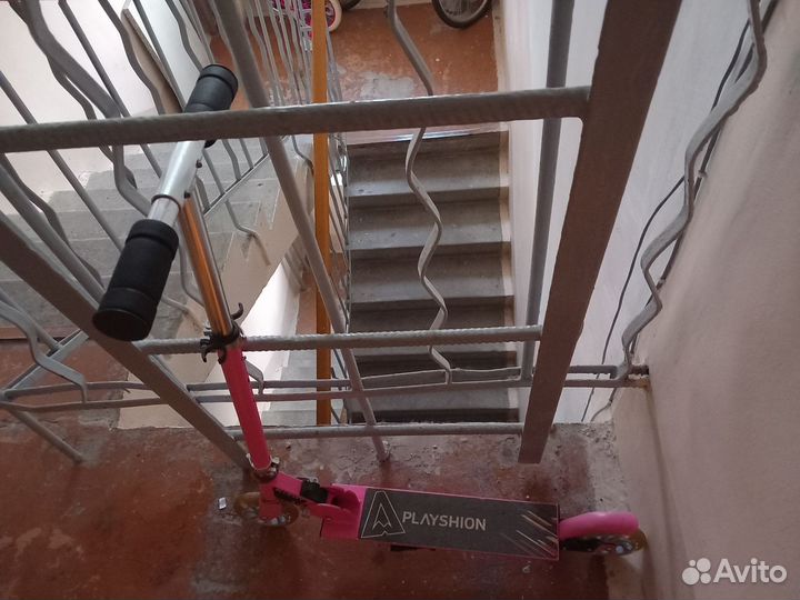 Самокат детский двухколесный для девочки