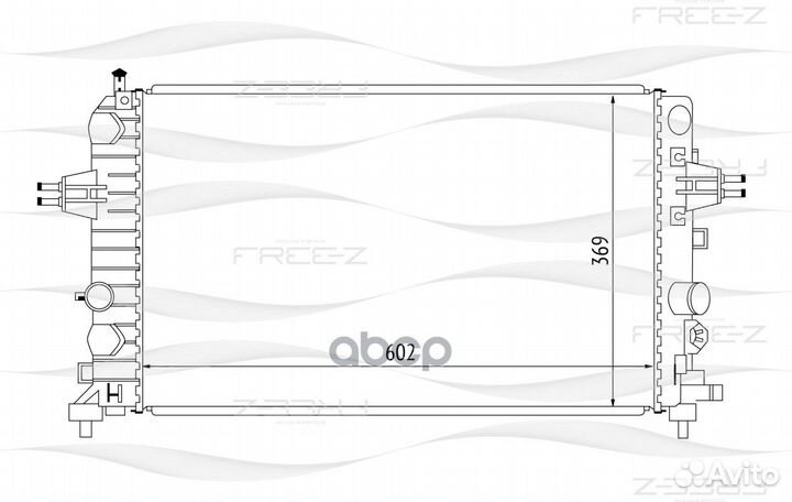 Радиатор KK0161 free-Z