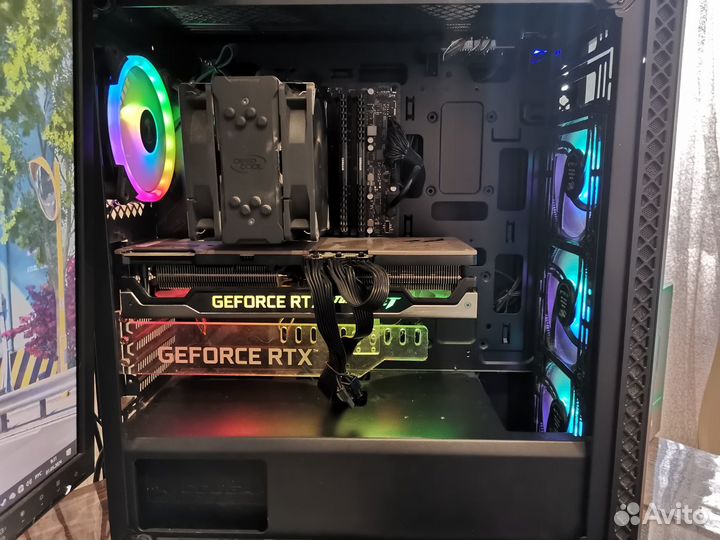 Игровой компьютер i7-11700F, RTX 3080 с монитором