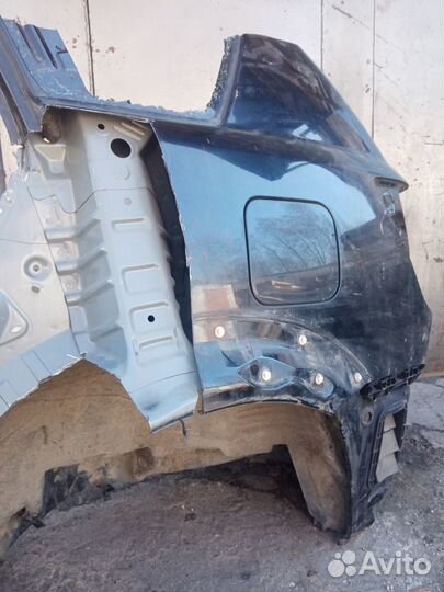 Крыло заднее левое с частью кузова Pontiac Viebe