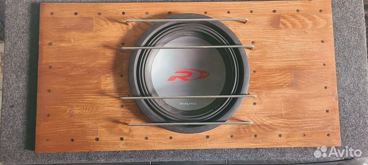 Сабвуфер Alpine SWR 12дюймов усилок Warhead 1.1800