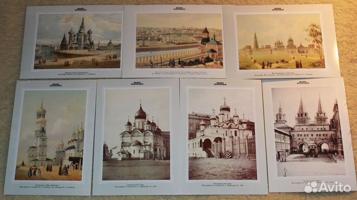 Наборы открыток увеличенного формата