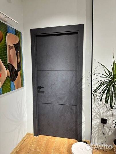Двери межкомнатные графит