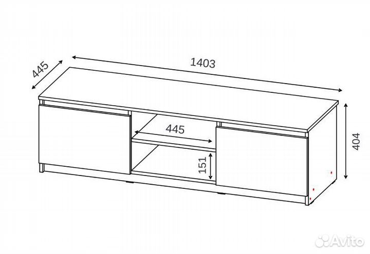 Тумба под тв со склада