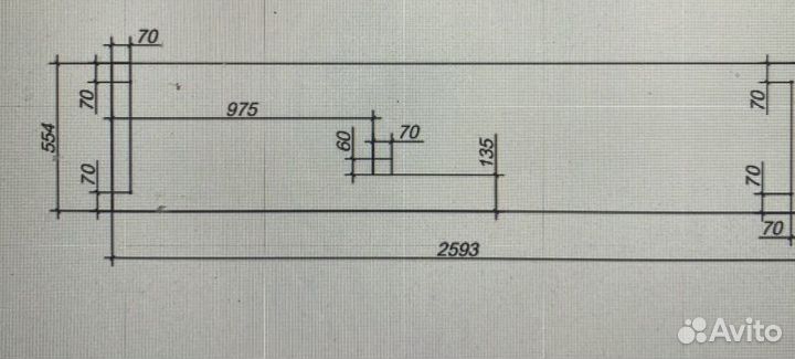 Кухонный фартук новый