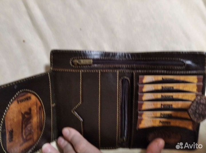 Кожаное портмоне