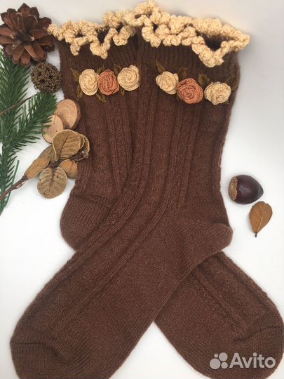 Шерстяные носки