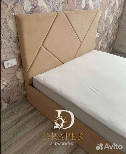 Кровать «Альфа» с мягким изголовьем