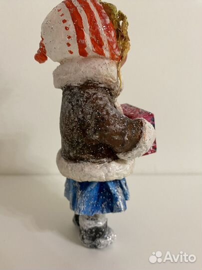 Ватные елочные игрушки