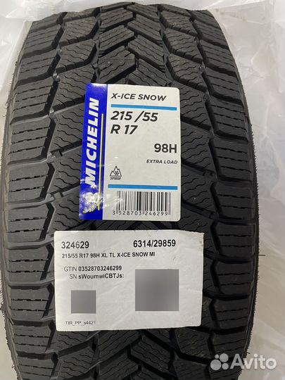 Michelin X-Ice Snow 215/55 R17 98H