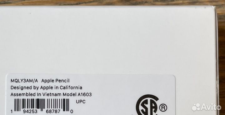Apple Pencil 1st generation mqly3 новый пи