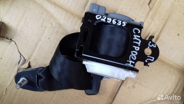Ремень безопасности задний правый Citroen C4 2011