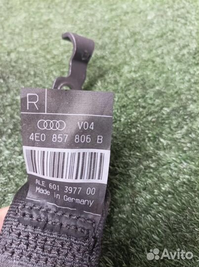 Ремень безопасности задний правый Audi Audi A8 4