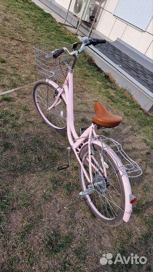 Велосипед городской розовый