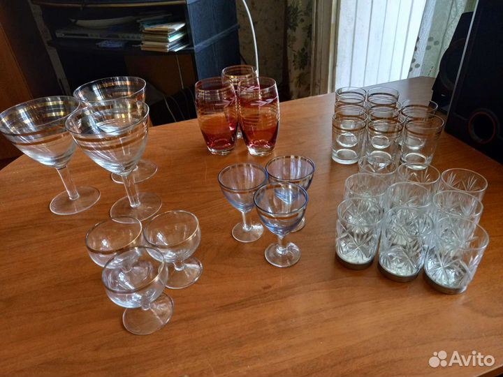 Фужеры рюмки стопки