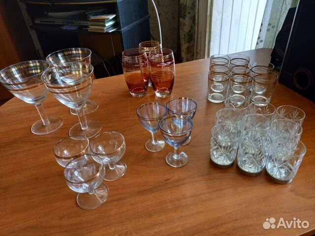 Фужеры рюмки стопки