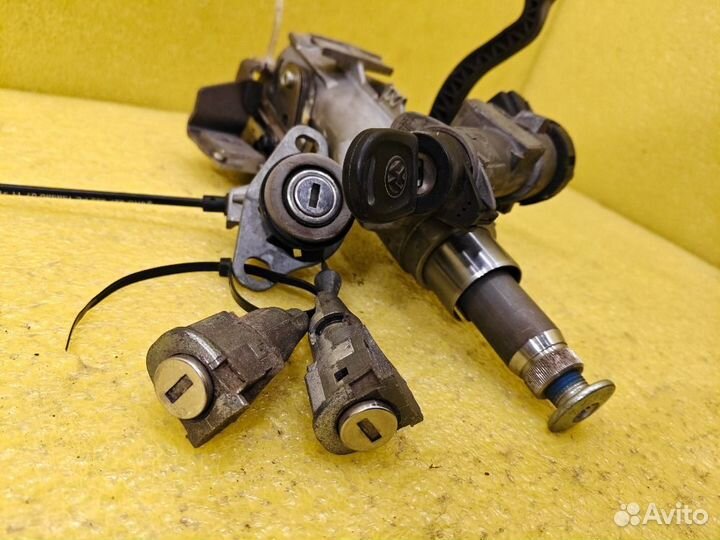 Polo V комплект замок зажигания,личинка,ключ