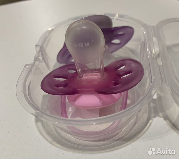 Пустышка Philips Avent ultra soft 6-18 месяцев