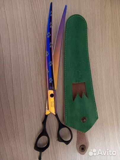 Ножницы изогнутые dimi Pink Paws AD-90L Hand made