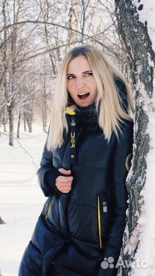 Пуховик зимний женский 48 50