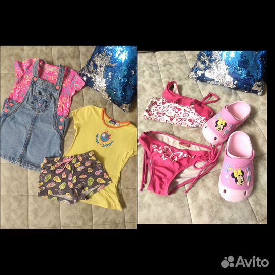 Пакет одежды в садик для девочки 110