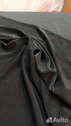Ткань трикотаж масло чёрный цвет