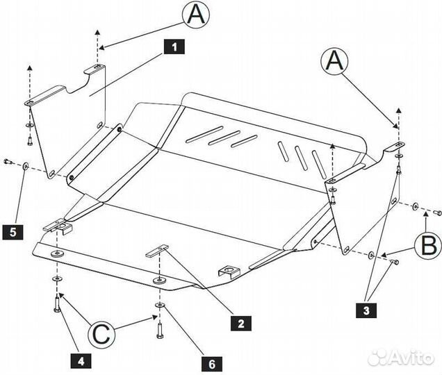 Защита Поддона картера Фольксваген transporter