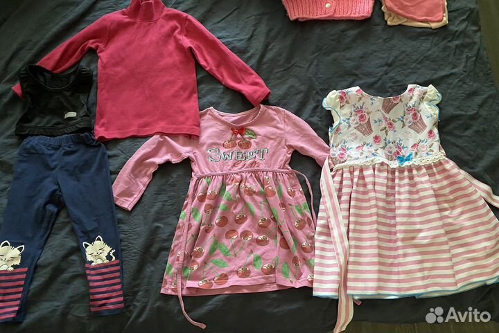 Вещи пакетом на девочку 92-104