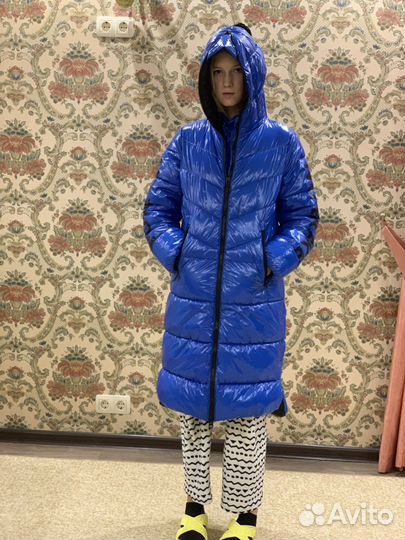 Пуховик удлиненный детский
