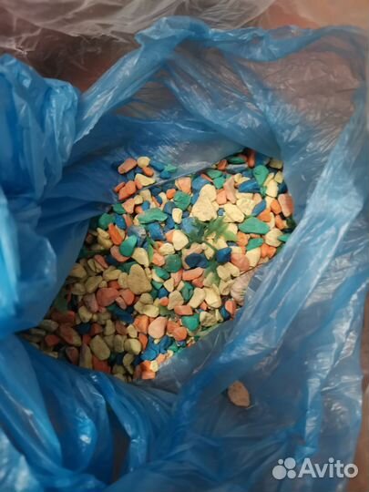 Замок для аквариума и камни