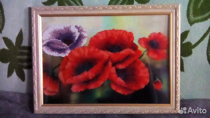 Картины бисером