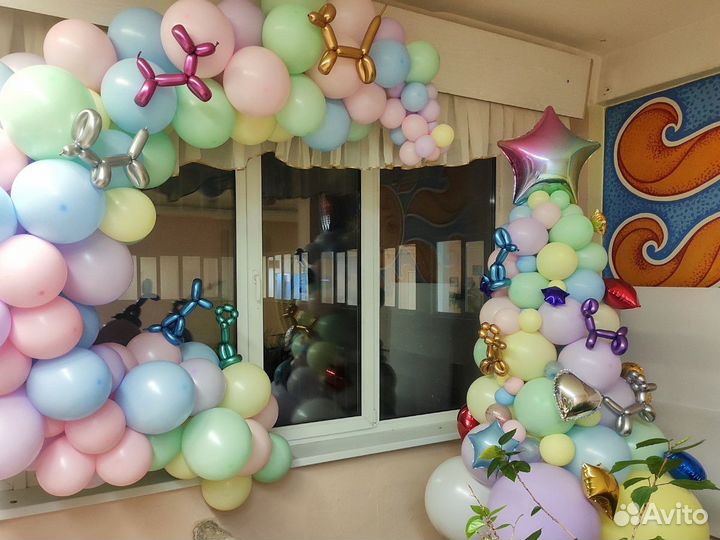 Оформление воздушными шарами