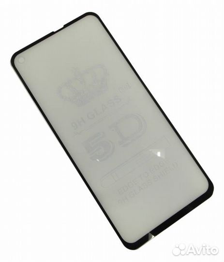 Защитное стекло для Samsung A60 Черное#7790