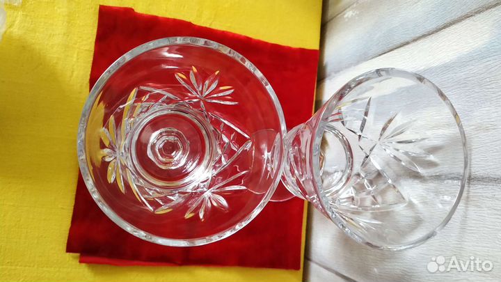 Фужеры хрустальные СССР