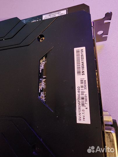 Видеокарта Gigabyte GTX 1060 6GB