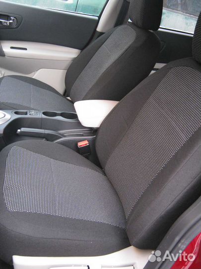 Чехлы nissan X-Trail T31 с 2007- Жаккард+Экокожа