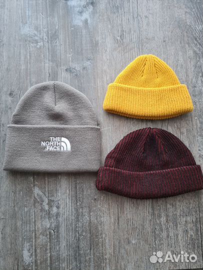 Мужская шапка(3шт) Asos,Bronks,The North Face