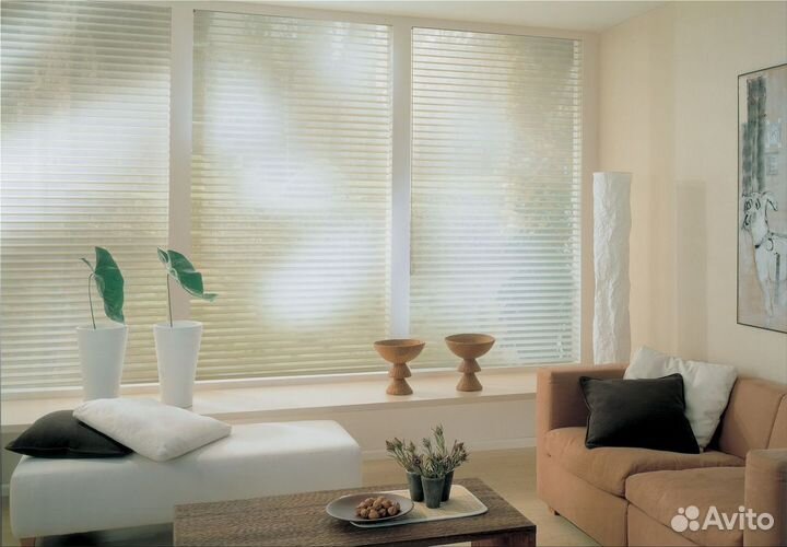 Римские, рулонные шторы, жалюзи