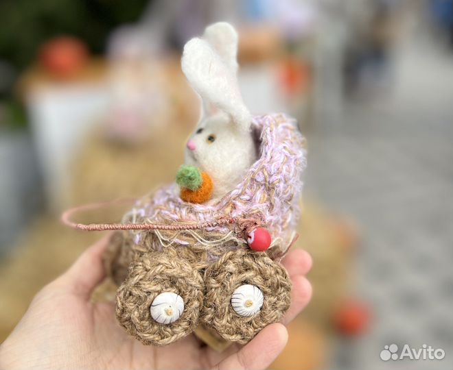 Мягкая игрушка заяц кролик подарок ручной работы